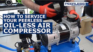 Servicing your Peerless Products Oil-less Air Compressor