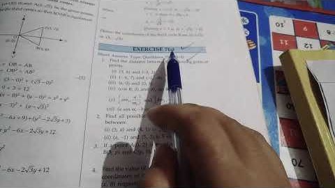 MBOSE CLASS X MATHS EXERCISE 7(a) in GARO