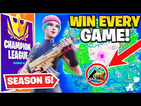 How to WIN EVERY Arena Game (Get Champs FAST) - Fortnite Season 5 Arena