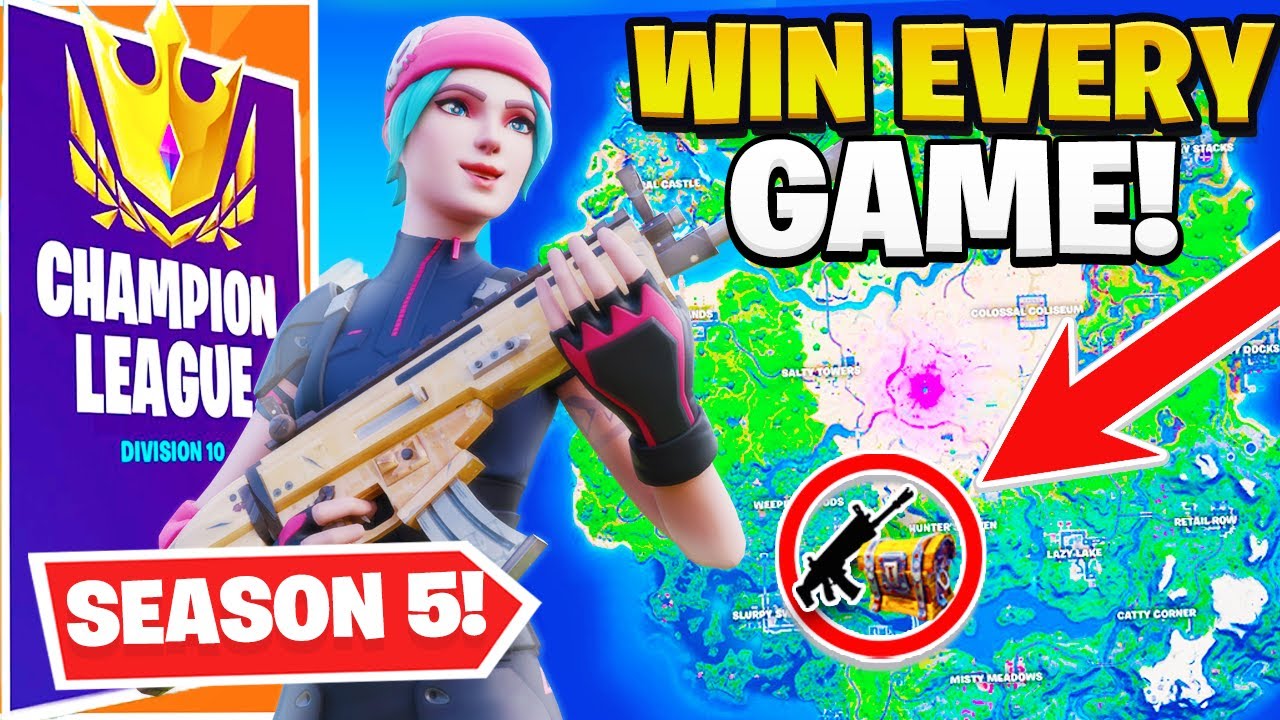 How to WIN EVERY Arena Game (Get Champs FAST) - Fortnite Season 5 Arena