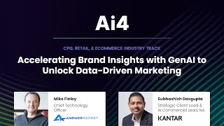 Accelerating Brand Insights with GenAI to Unlock Data Driven Marketing: Ai4 2024 FULL SESSION