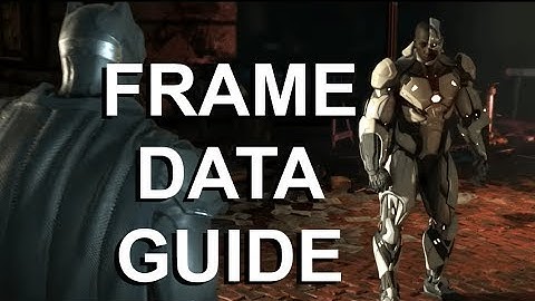 2 Simple Ways to Use Frame Data in Injustice 2! Beginner Tutorial