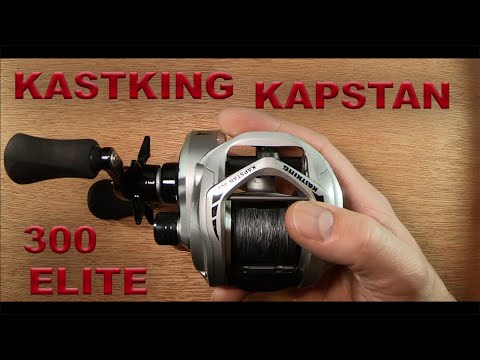 KastKing Kapstan Elite Size 300 Baitcasting Fishing Reel, Low Profile Baitcasters, Large Capacity Casting Reel