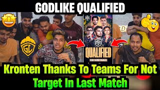 Jonathan React GodLike Qualified 💛🤩 Kronten Reply on Not Target GodL 😳 Bgis | Bgmi