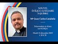 Prsentation de mgr juan carlos londoo nouvel vque auxiliaire  qubec