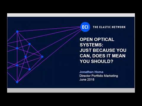 GÉANT Webinar: Open optical systems - Just because you can, does it mean you should?