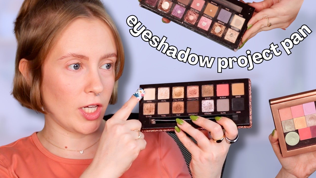 Project No Pan Left Behind: Using EVERY Eyeshadow I Own in 2025