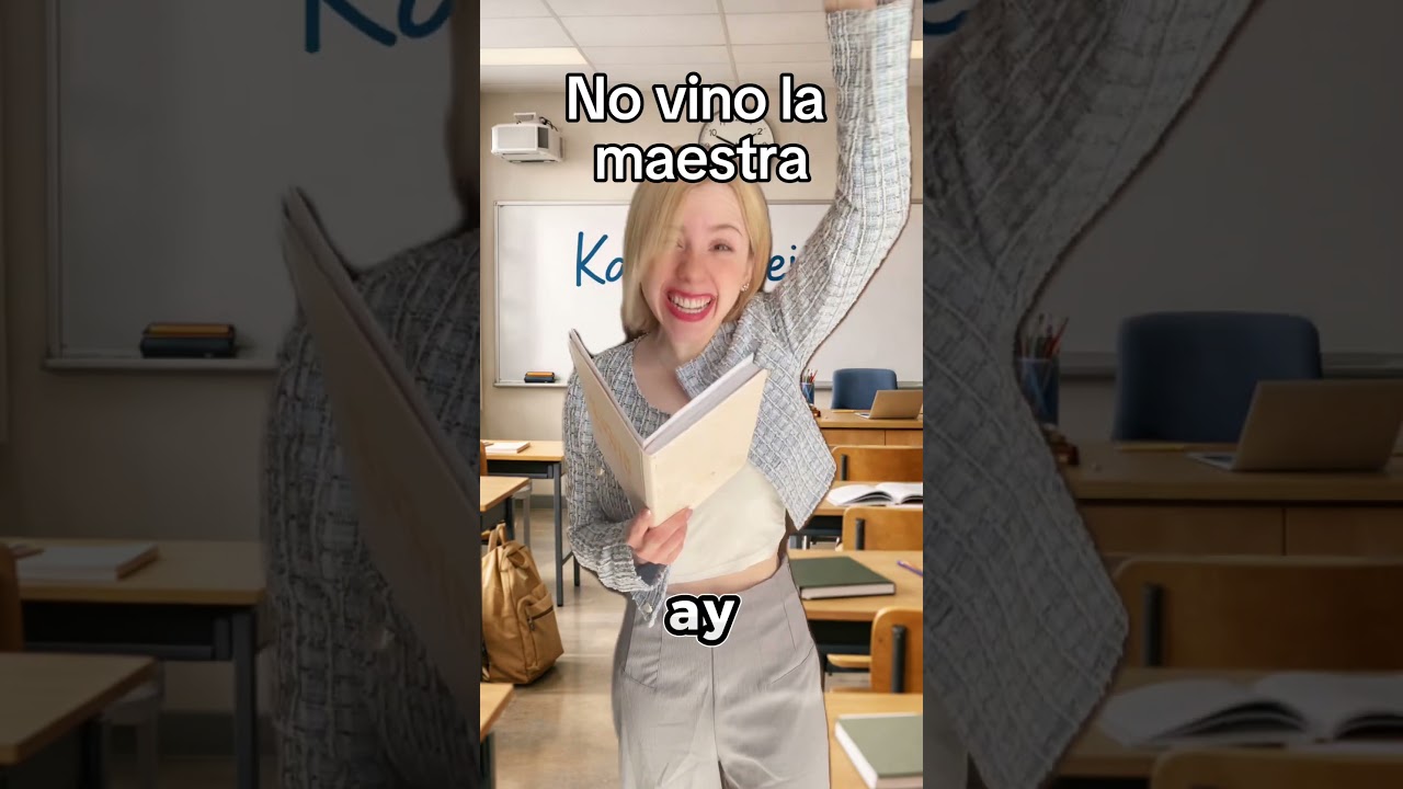 No vino la Maestra 😂