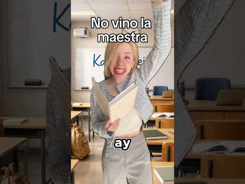 No vino la Maestra 😂