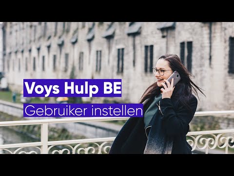 Voys Hulp BE - Gebruiker instellen