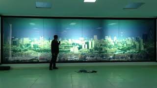 Celebrity Large Size Multi Touch Screen On Projection Profile