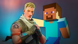 Minecraft vs Fortnite. Epic Rap Battles: Video Games vs History