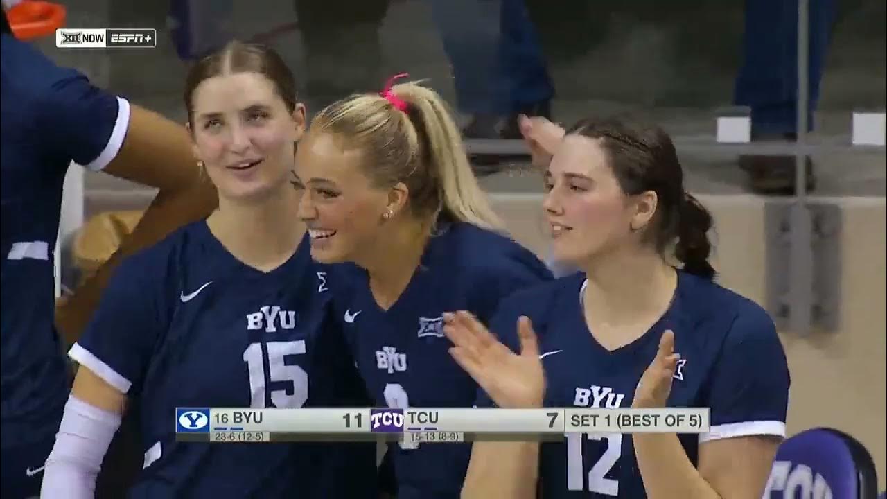TCU Vs 16 BYU NCAA Women Volleyball Full Match 11/25/2023 YouTube