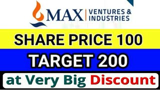 Max Venture Share Latest news | Max Venture share Q4 Results | Max Venture share price target