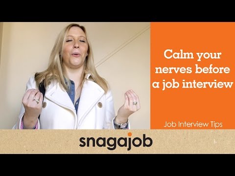 Job Interview Tips (Part 8): Calm Your Nerves Before a Job Interview