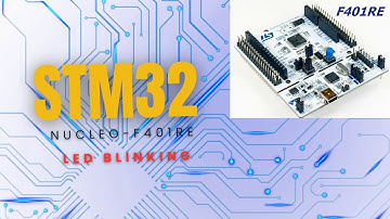 LED Blinking with STM32F401RE using STM32CUBEIDE | STM32 Tutorial with Proteus Simulation