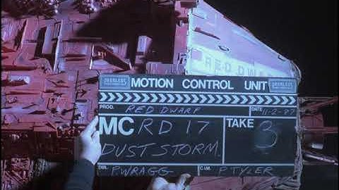 Red Dwarf - Model Shots Raw Effects footage (Series 1)