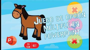 Juego de opción múltiple con PowerPoint!