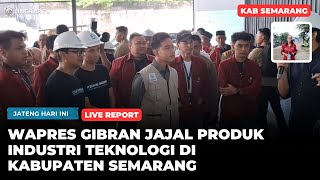 Live Vice President Gibran Trying Out Indonesian Technology Products At Dtech Engineering Sem...