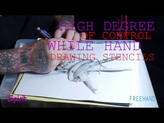 Papier Transfert Pochoir Spirit Repro FX Freehand 25 Feuilles - Tatouage Manuel
