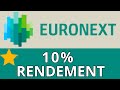 Euronext  investir pour le dividende 