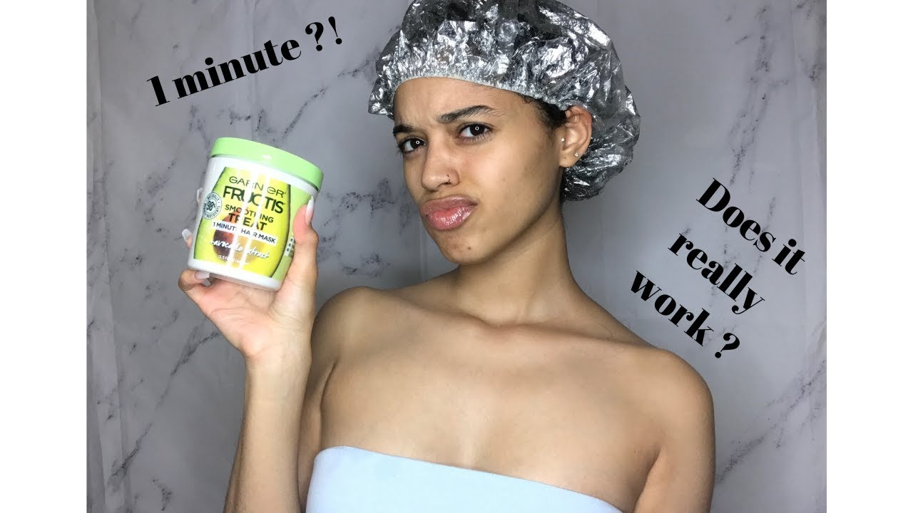 Garnier Fructis 1 MINUTE Hair Mask Review Does it really work? YouTube
