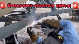 Risky Rust Repair!  (Emergency Welding Job)