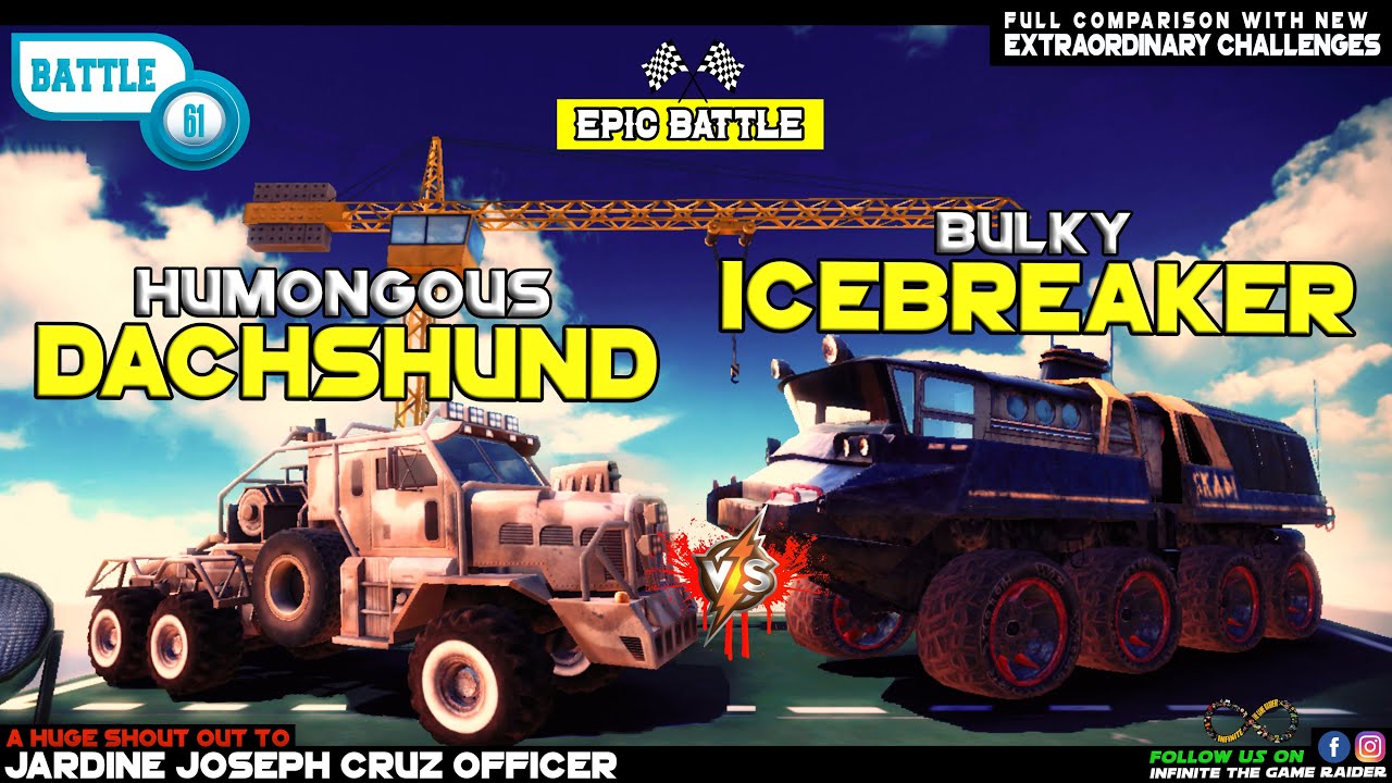 OFF THE ROAD DACHSHUND VS ICEBREAKER | INFINITE OPEN WORLD DRIVING OTR ...