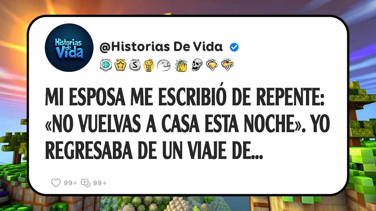 Mi Esposa Me Escribió De Repente: «no Vuelvas A Casa Esta Noche». Yo Regresaba De Un Viaje De...