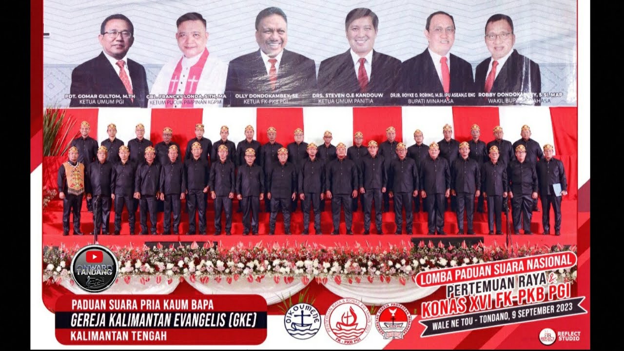 Paduan Suara Pria Kaum Bapak Gereja Kalimantan Evangelis - KONAS XVI FK PKB PGI