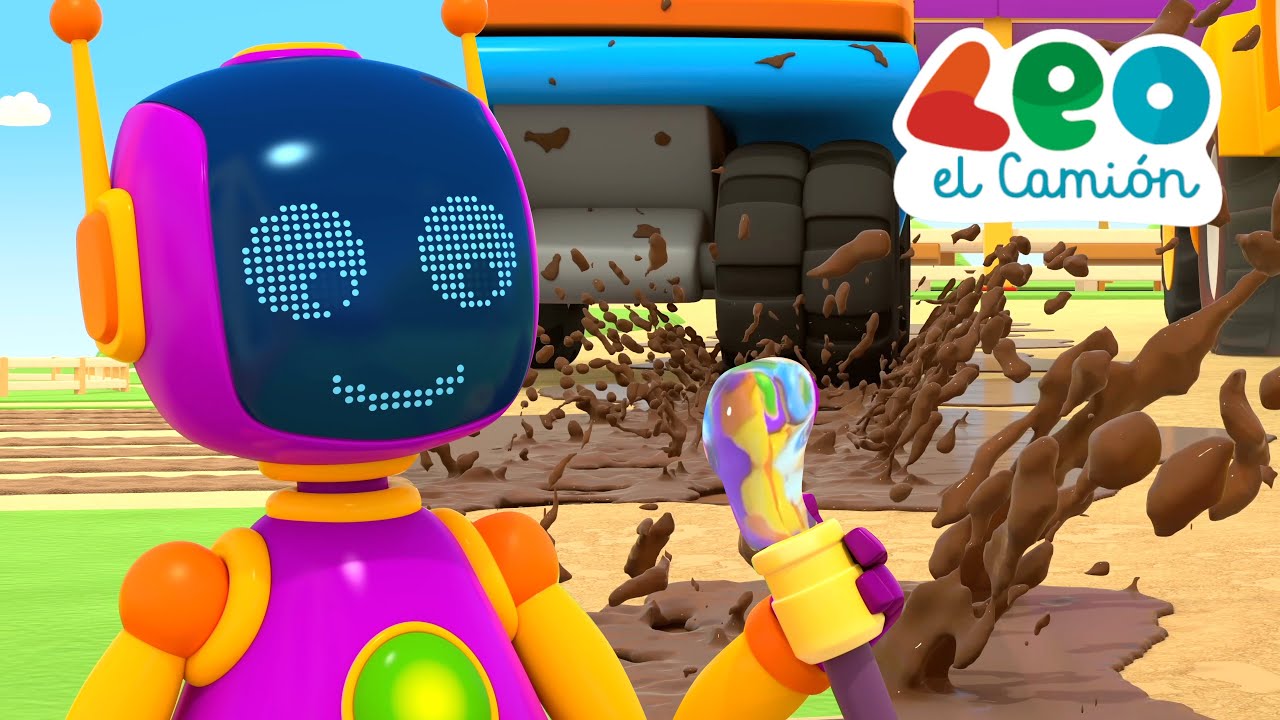 Leo el Camión -  La sorpresa del charco de lodo - Ocho Capítulos Nuevos de Temporada 3