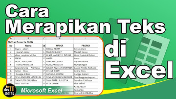 Merapikan Teks dengan Fungsi TRIM, LOWER, UPPER dan PROPER | devITnotes