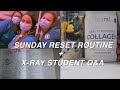 VLOG: SUNDAY ROUTINE | CLINICAL Q&amp;A WITH MY PEERS IN THE RAD TECH PROGRAM | XRAY SCHOOL TIPS