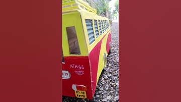 KSRTC bus miniature model #shorts