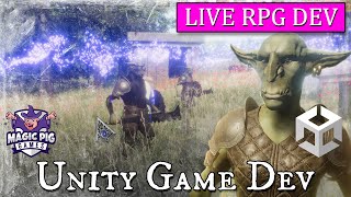 👿 Unity RPG Game Dev LIVE • #67 • Enemy Movement & Action States