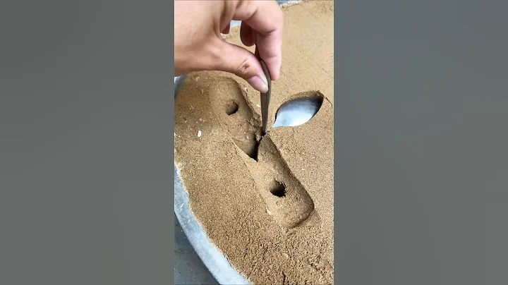 Casting Process | Making Branch Jade, Smelting Metal Handmade Production Process In Sand