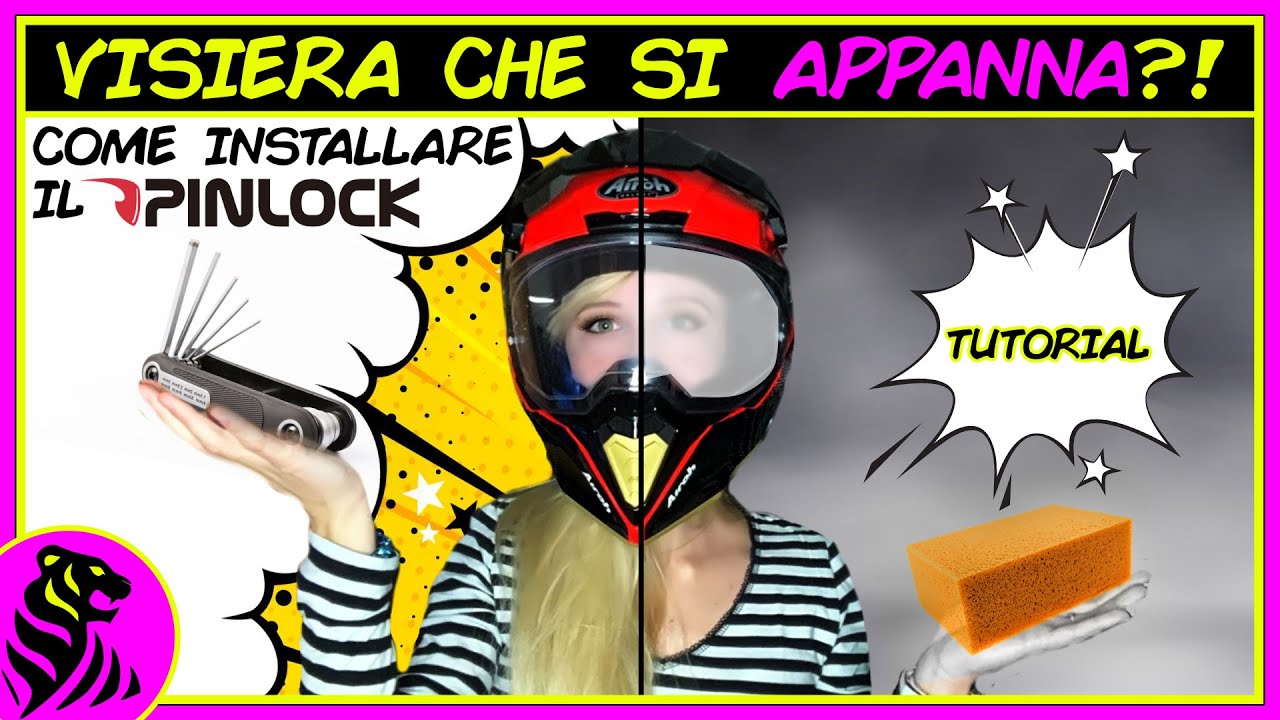 Come montare il Pinlock. E il Casco non si Appanna più! YouTube