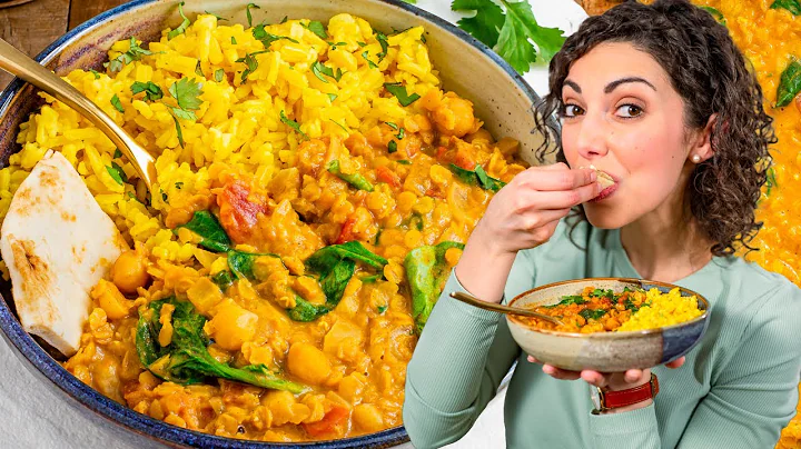 Easy Vegan Red Lentil Curry -  Ready In 30 Minutes