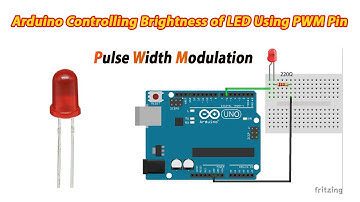 Arduino Uing PWM Pin Controlling Brightness of LED