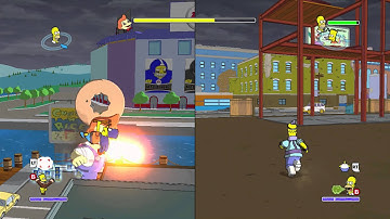 the simpsons game co-op part 2