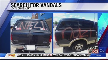 “Nazi” spray painted on truck at Frayser Walmart
