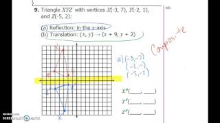 Composite Transformations in Geometry Profile