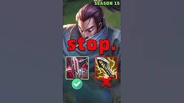 STOP Building Yasuo Wrong - Season 15 Yasuo Build #leagueoflegends