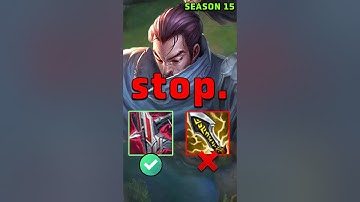 STOP Building Yasuo Wrong - Season 15 Yasuo Build #leagueoflegends