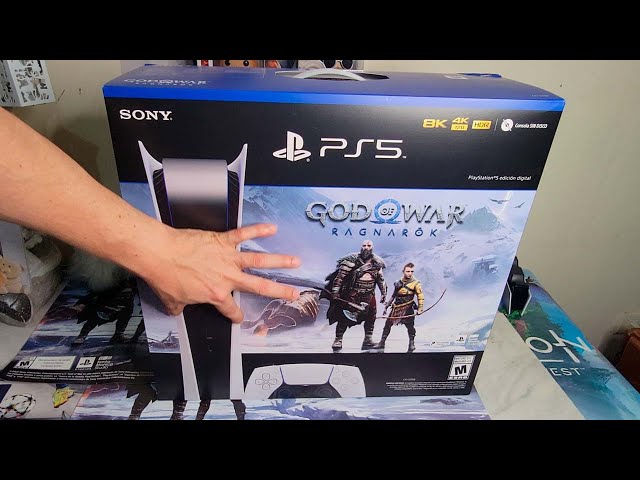 Consola PlayStation 5 de 825 GB edición digital + God of War Ragnarök