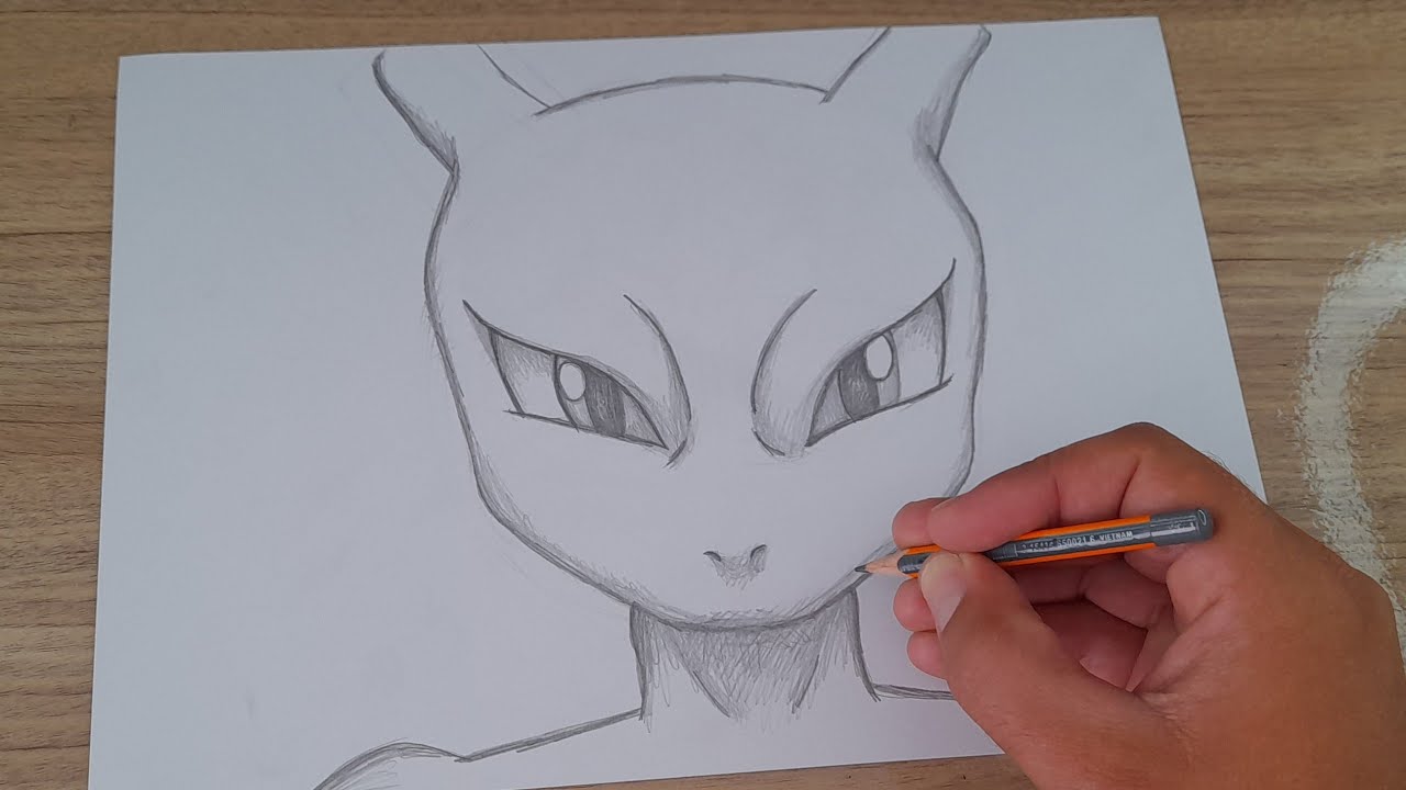 COMO DESENHAR O MEWTWO | ANIME POKEMON - YouTube