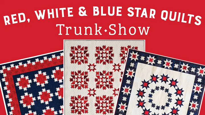 Red, White, and Blue Quilt Trunk Show