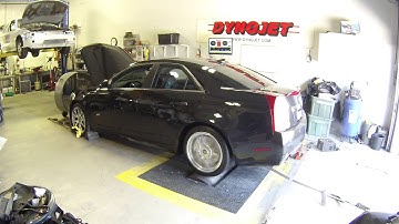 2013 CTS-V on Dyno at SMG Motoring getting tuned by Fred Jr.