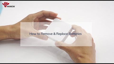 How to Remove & Replace Batteries of E2 Max Beacon