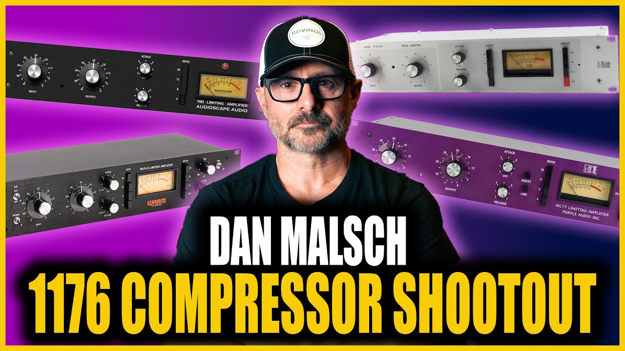 Dan Malsch Shoots Out Six 1176 Compressors - Produce Like A Pro